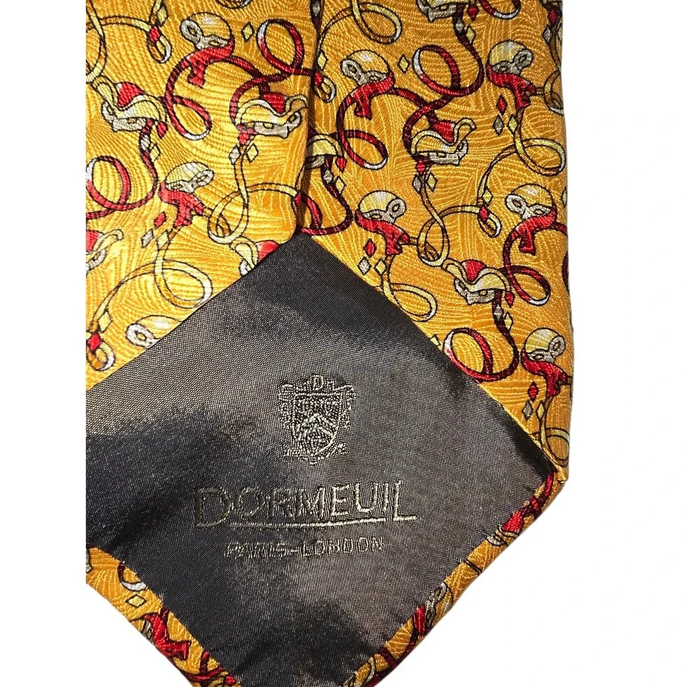 Dormeuil‎ Mens 100% Silk Tie Paris London Neck Tie